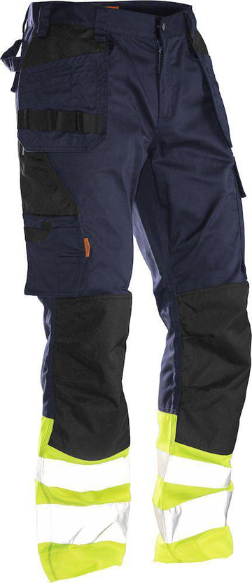 Jobman 2513 BUNDHOSE HI-VIS MIT HÄNGETASCHEN Jobman