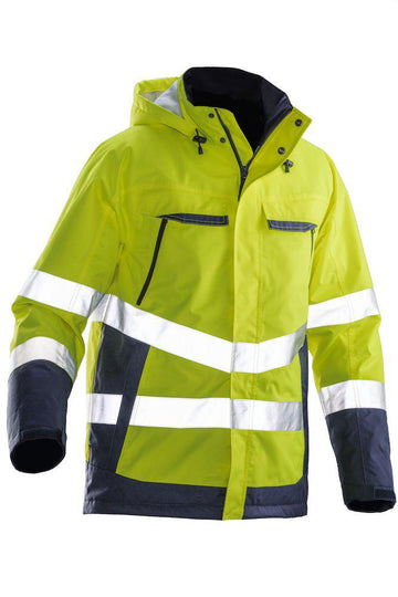 Jobman 1383 Gefütterte Shelljacke Hi-Vis Jobman