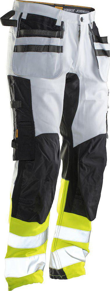 Jobman 2134 Bundhose Core Stretch Hi-Vis mit Hängetaschen Jobman