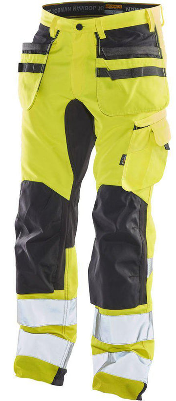 Jobman 2240 Bundhose Stretch Hi-Vis mit Hängetaschen Jobman