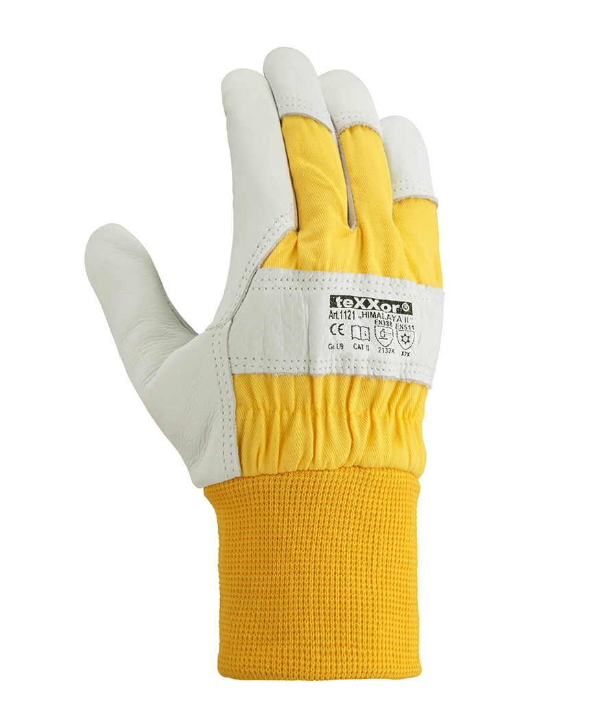 teXXor® Rindvollleder-Winterbauhandschuhe HIMALAYA II-arbeitskleidung-gmbh