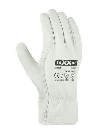 teXXor® Rindnappaleder-Winterhandschuhe FAHRER-WINTER-arbeitskleidung-gmbh