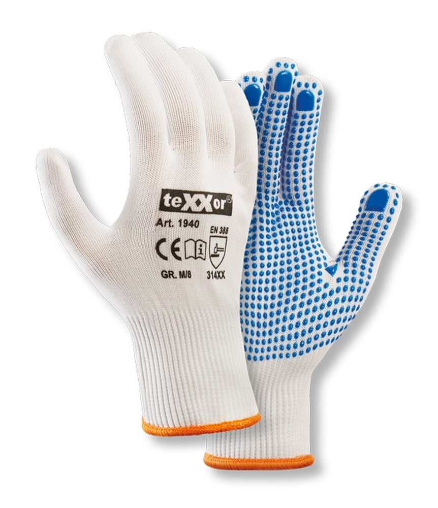 teXXor® Feinstrick-Handschuhe NYLON-arbeitskleidung-gmbh