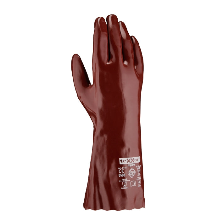 teXXor® topline Chemikalienschutz-Handschuhe PVC-arbeitskleidung-gmbh