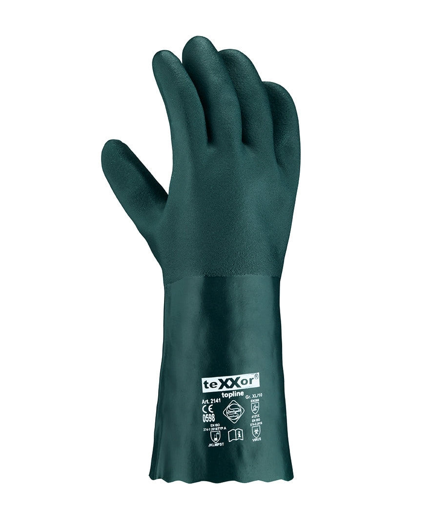 teXXor® topline Chemikalienschutz-Handschuhe PVC-arbeitskleidung-gmbh