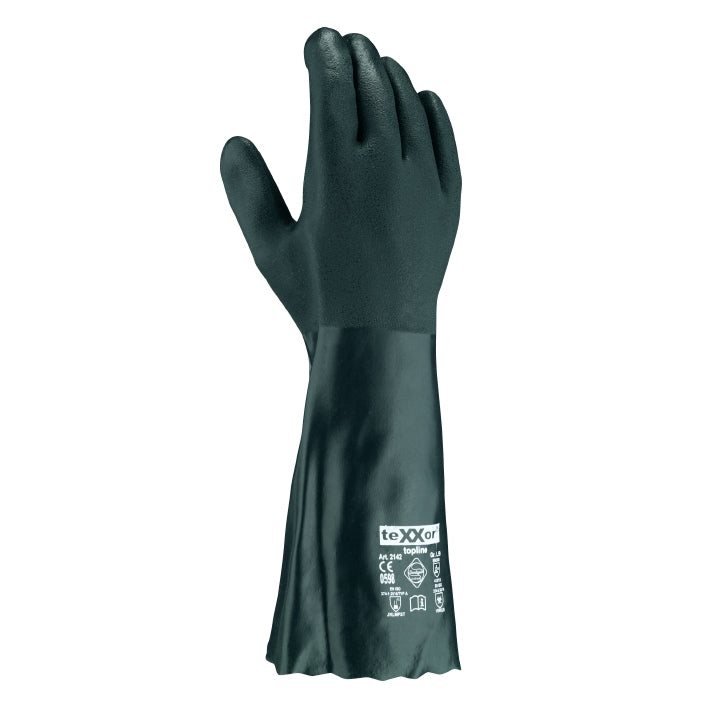 teXXor® topline Chemikalienschutz-Handschuhe PVC-arbeitskleidung-gmbh