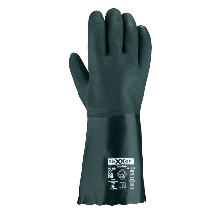 teXXor® topline Chemikalienschutz-Handschuhe PVC-arbeitskleidung-gmbh