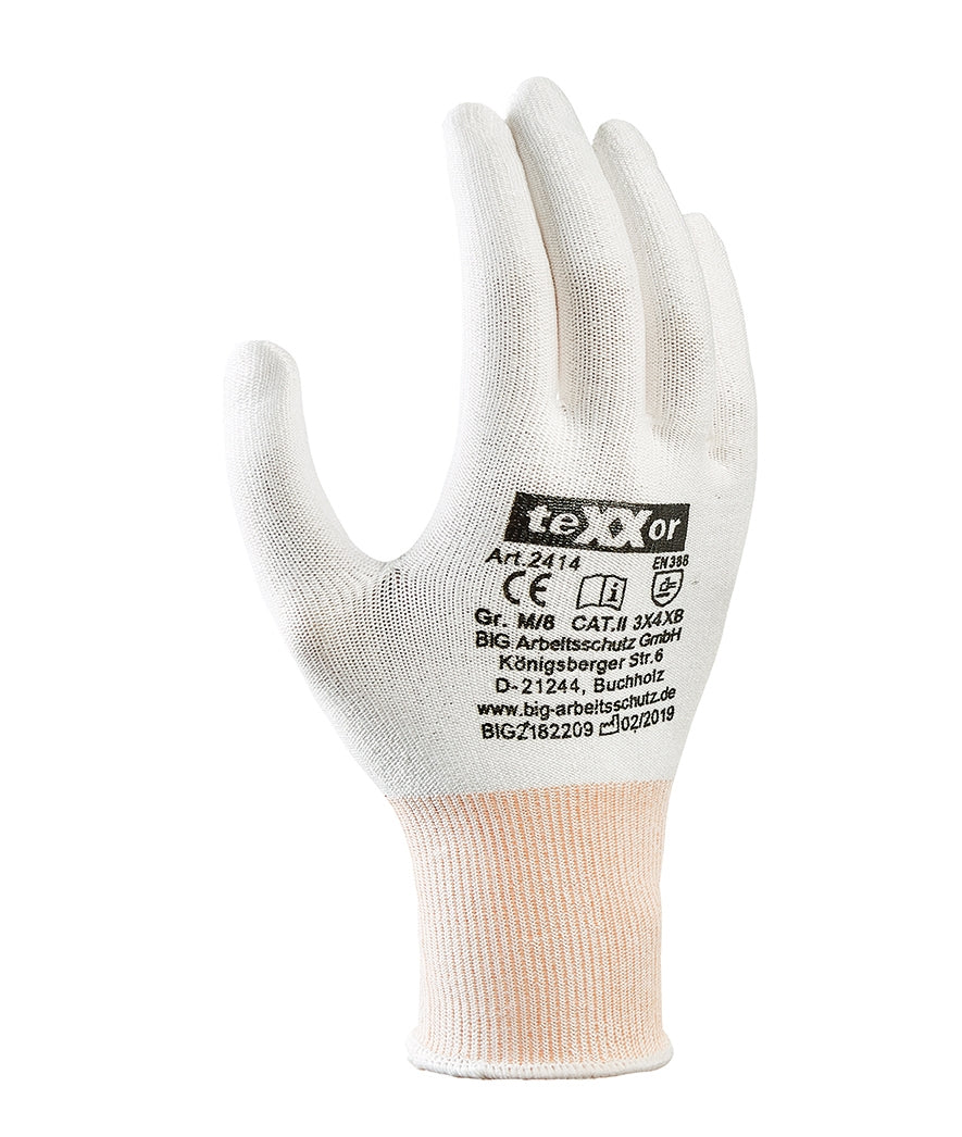 teXXor® Schnittschutz-Strickhandschuhe OHNE BESCHICHTUNG-arbeitskleidung-gmbh