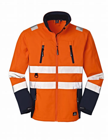 4PROTECT® Warnschutz-Softshelljacke PITTSBURGH - arbeitskleidung-gmbh