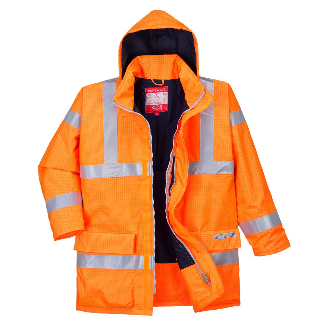 Bizflame Rain Hi-Vis Antistatic FR Jacket - arbeitskleidung-gmbh