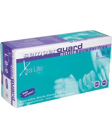 Einweghandschuhe SEMPERGUARD® Xtra Lite puderfrei - lavendelblau - arbeitskleidung-gmbh