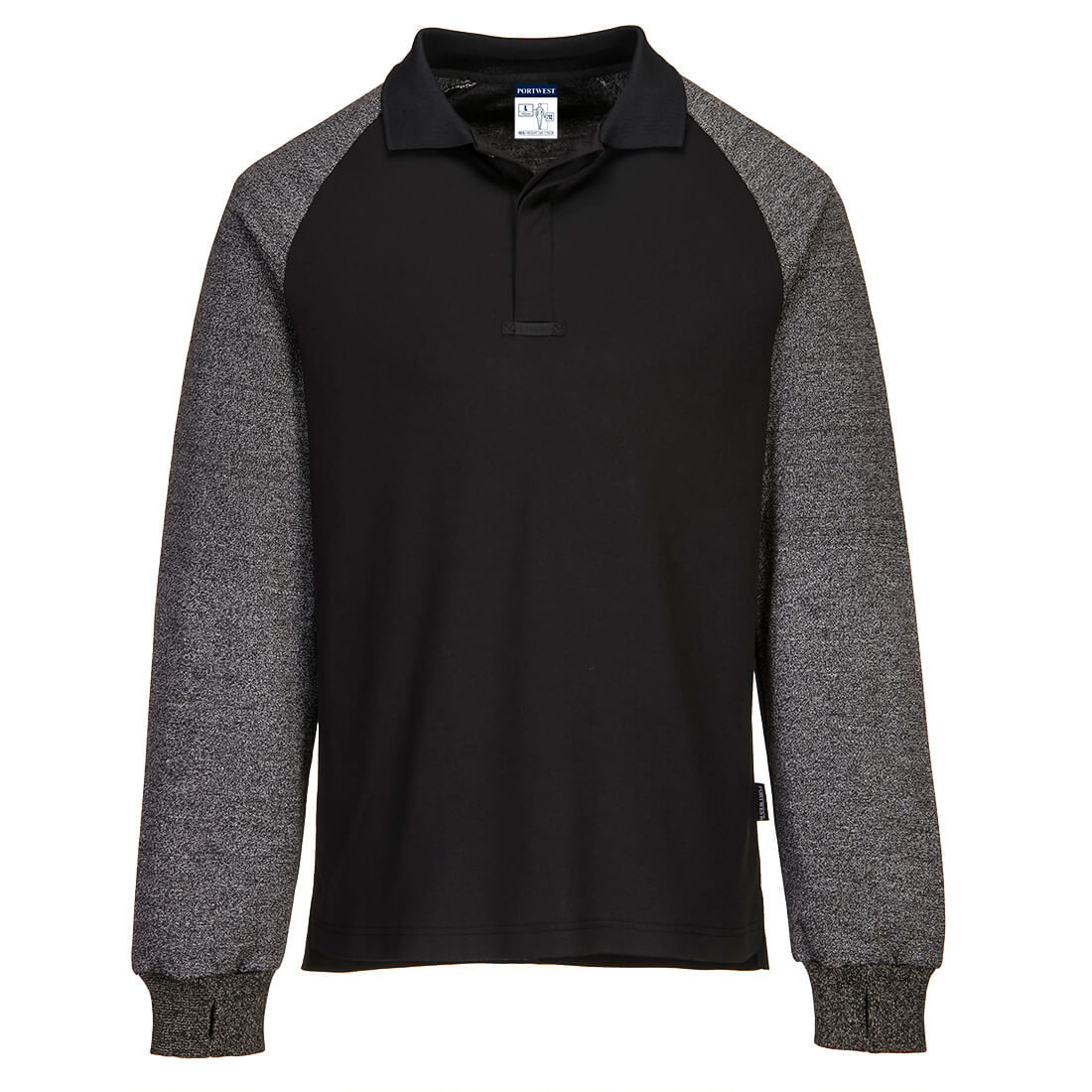 Polo Shirt with Cut Resistant Sleeves - arbeitskleidung-gmbh