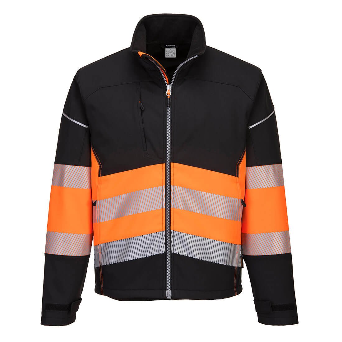PW3 Hi-Vis Class 1 Softshell Jacket (3L) - arbeitskleidung-gmbh