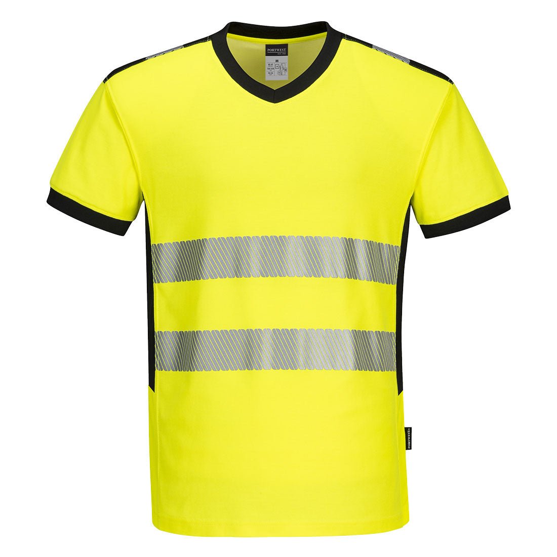 PW3 Hi-Vis V-Neck T-Shirt - arbeitskleidung-gmbh