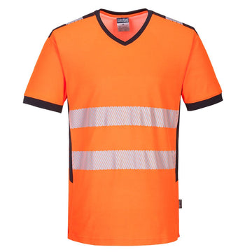 PW3 Hi-Vis V-Neck T-Shirt - arbeitskleidung-gmbh
