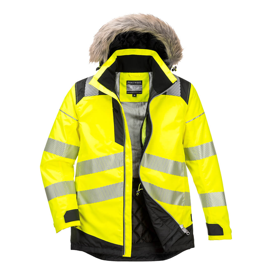 PW3 Hi-Vis Winter Parka Jacket - arbeitskleidung-gmbh