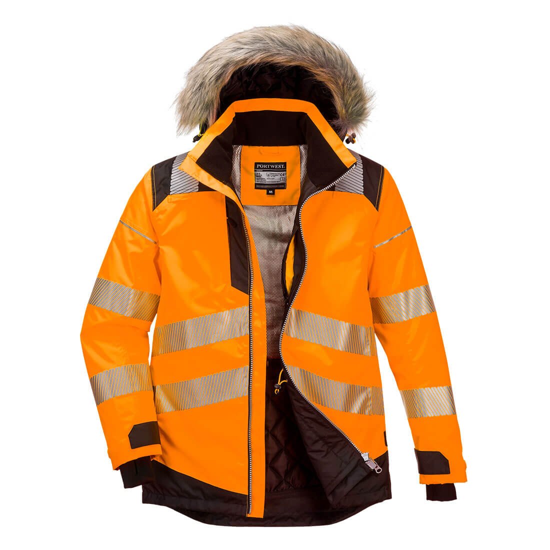PW3 Hi-Vis Winter Parka Jacket - arbeitskleidung-gmbh