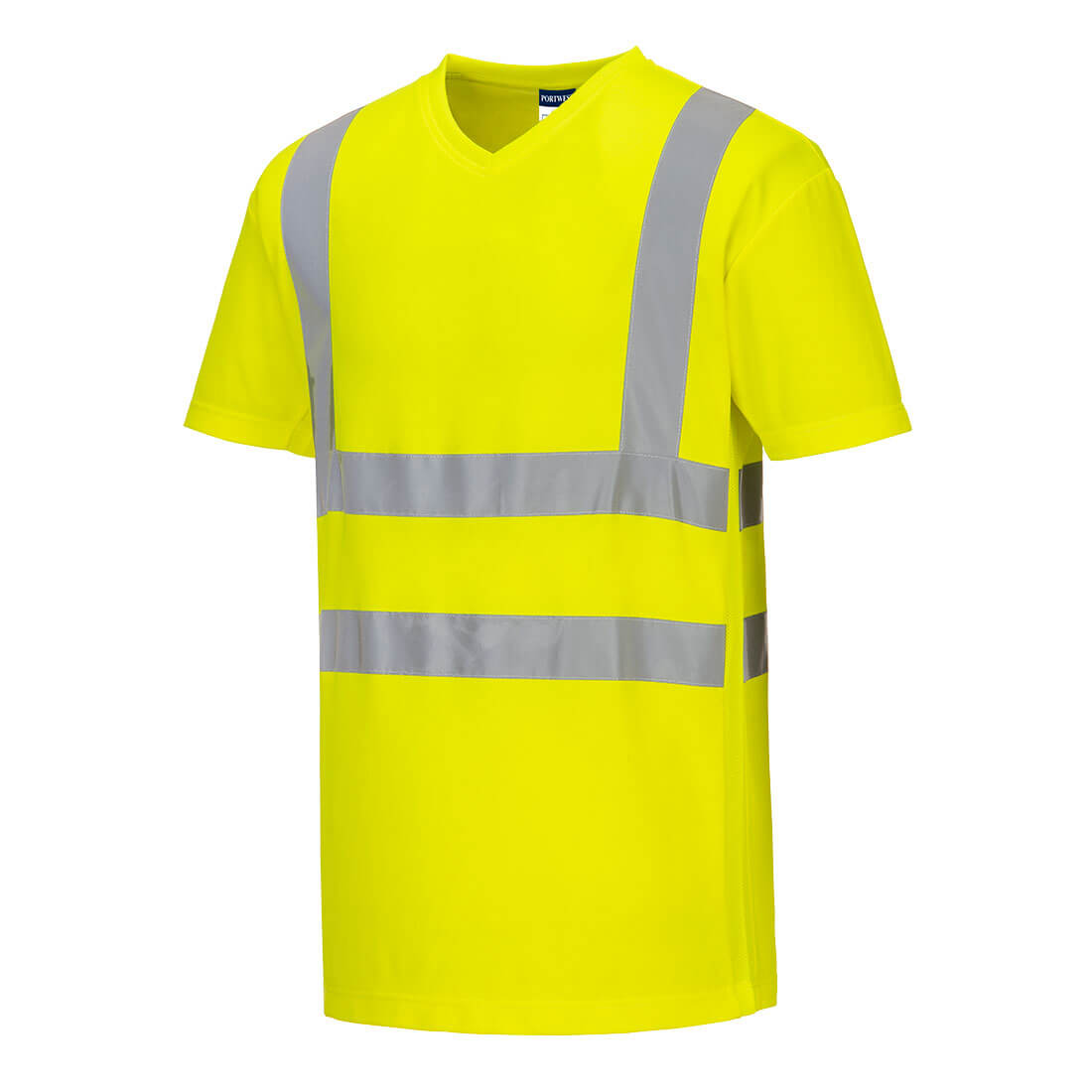 V-Neck Mesh Inserts T-Shirt - arbeitskleidung-gmbh
