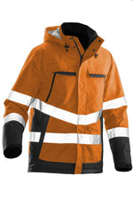 Jobman 1383 Gefütterte Shelljacke Hi-Vis Jobman