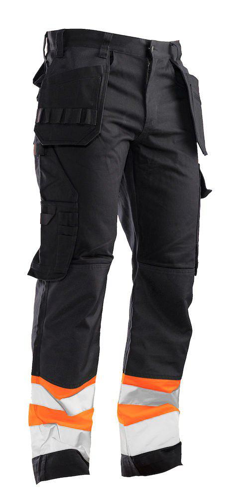 Jobman 2277 BUNDHOSE HI-VIS MIT HÄNGETASCHEN Jobman