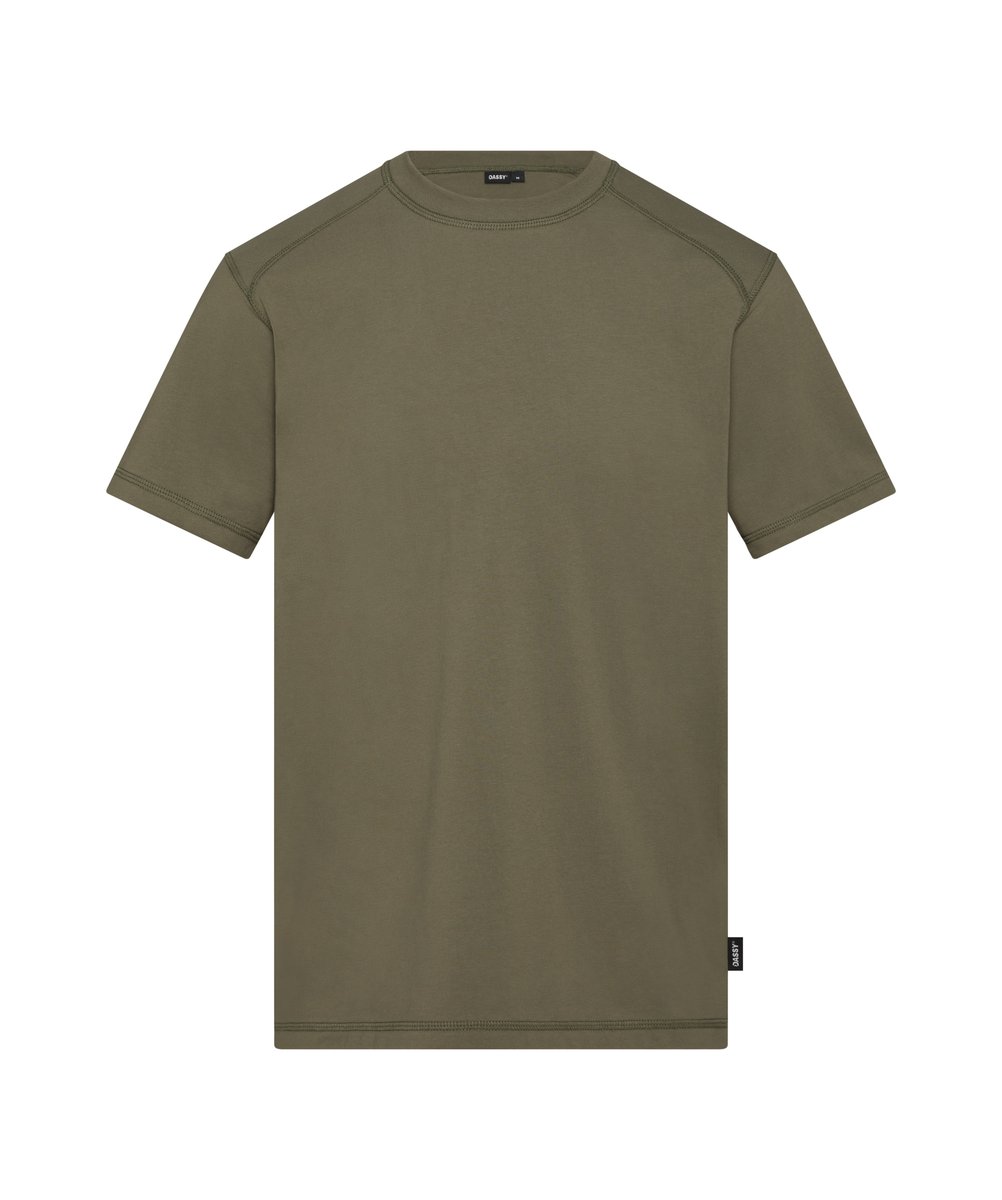 DASSY CORE T-Shirt Khakigrün – Vorderansicht
