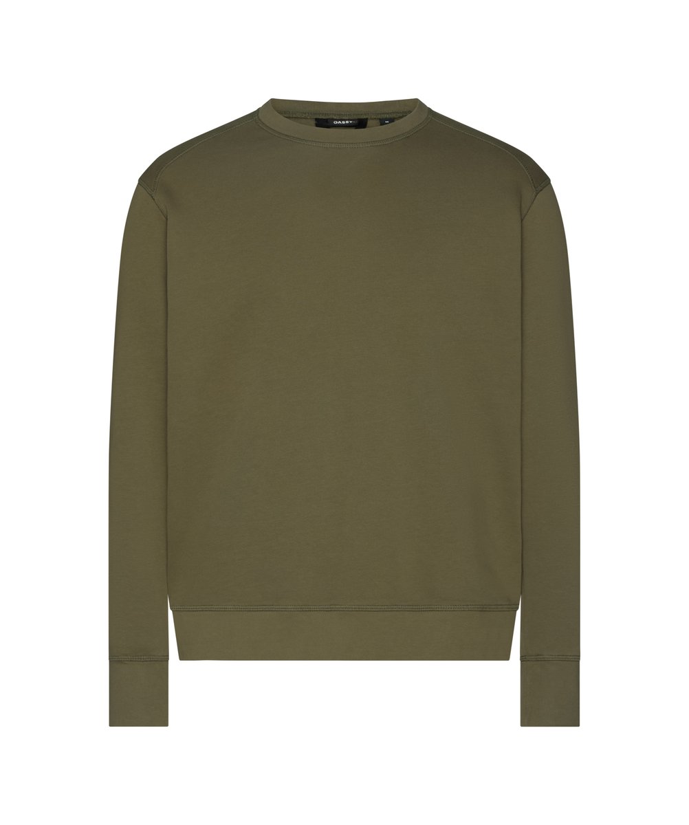 DASSY FIBRE Sweatshirt Khakigrün – Vorderansicht