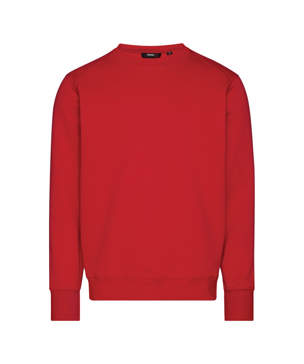 DASSY FIBRE Sweatshirt Rot – Vorderansicht
