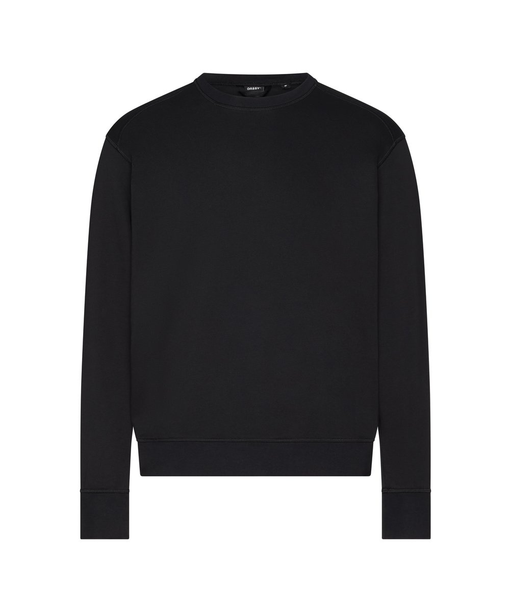 DASSY FIBRE Sweatshirt Schwarz – Vorderansicht