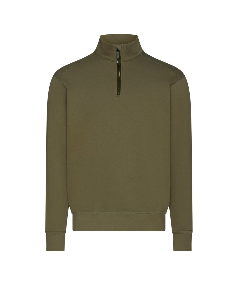 DASSY FORM Sweatshirt Khakigrün – Vorderansicht