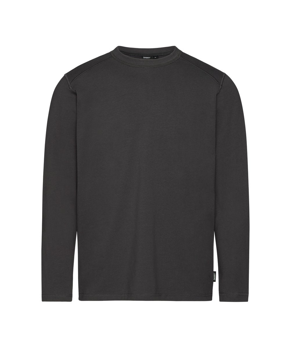 DASSY FUND Langarmshirt Anthrazitgrau Vorderansicht