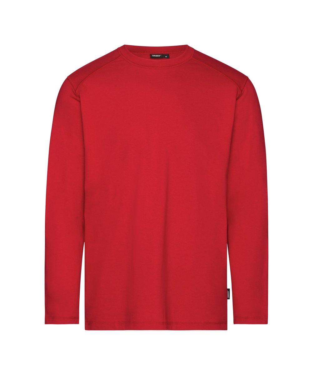 DASSY FUND Langarmshirt Rot Vorderansicht