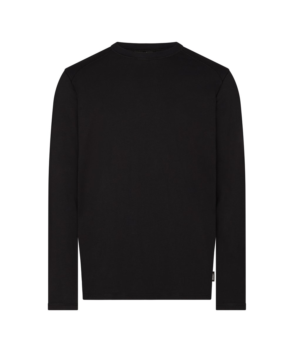 DASSY FUND Langarmshirt Schwarz Vorderansicht