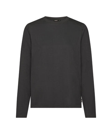 DASSY FUND WOMEN Langarmshirt Anthrazitgrau – Vorderansicht