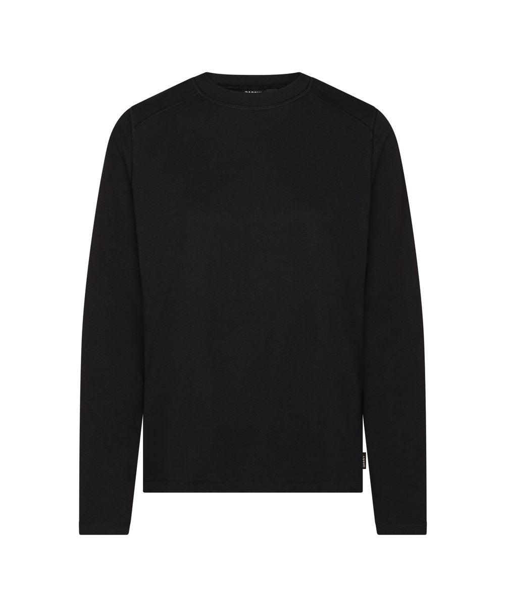 DASSY FUND WOMEN Langarmshirt Schwarz – Vorderansicht