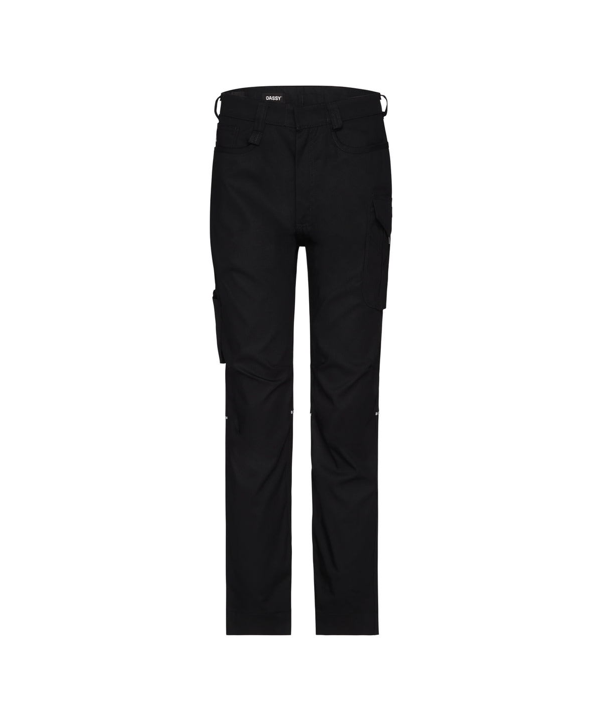 DASSY Gaudi Flex Women Stretch-Arbeitshose – Schwarz – Vorderansicht