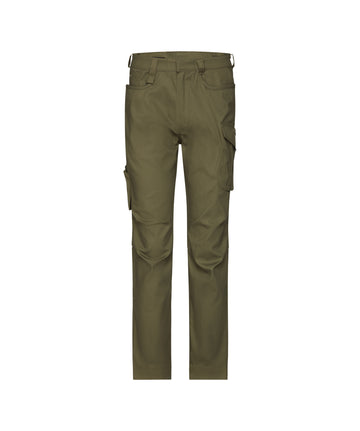 DASSY Gaudi Flex Women Stretch-Arbeitshose – Khakigrün – Vorderansicht
