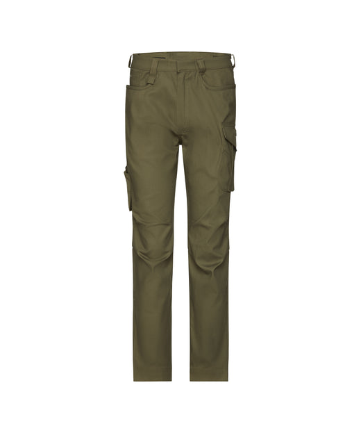 DASSY Gaudi Flex Women Stretch-Arbeitshose – Khakigrün – Vorderansicht