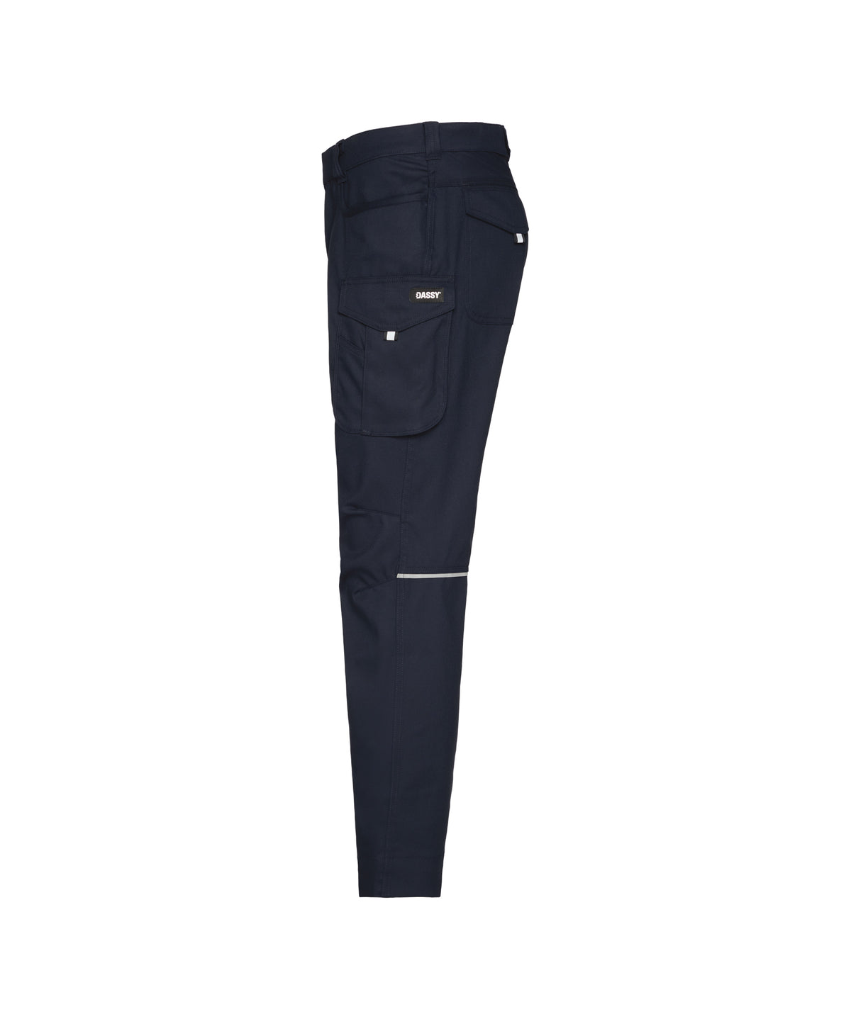 DASSY Gaudi Flex Women Stretch-Arbeitshose – Nachtblau – Seitenansicht