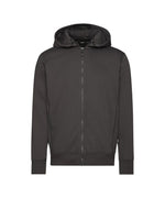 DASSY GRID Kapuzensweatshirt Anthrazitgrau – Vorderansicht