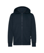 DASSY GRID Kapuzensweatshirt Nachtblau – Vorderansicht