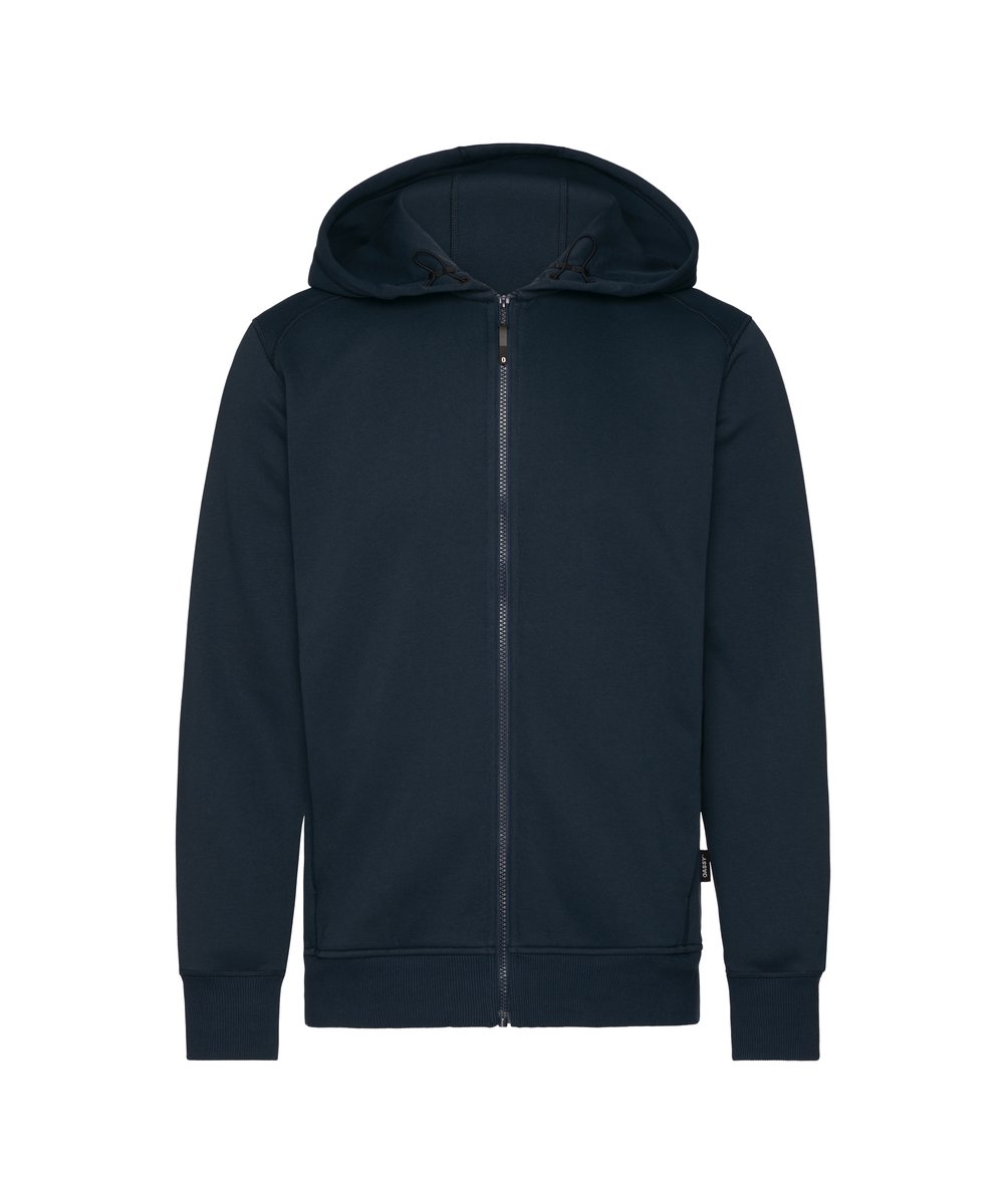 DASSY GRID Kapuzensweatshirt Nachtblau – Vorderansicht