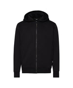 DASSY GRID Kapuzensweatshirt Schwarz – Vorderansicht