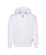 DASSY GRID Kapuzensweatshirt Weiß – Vorderansicht