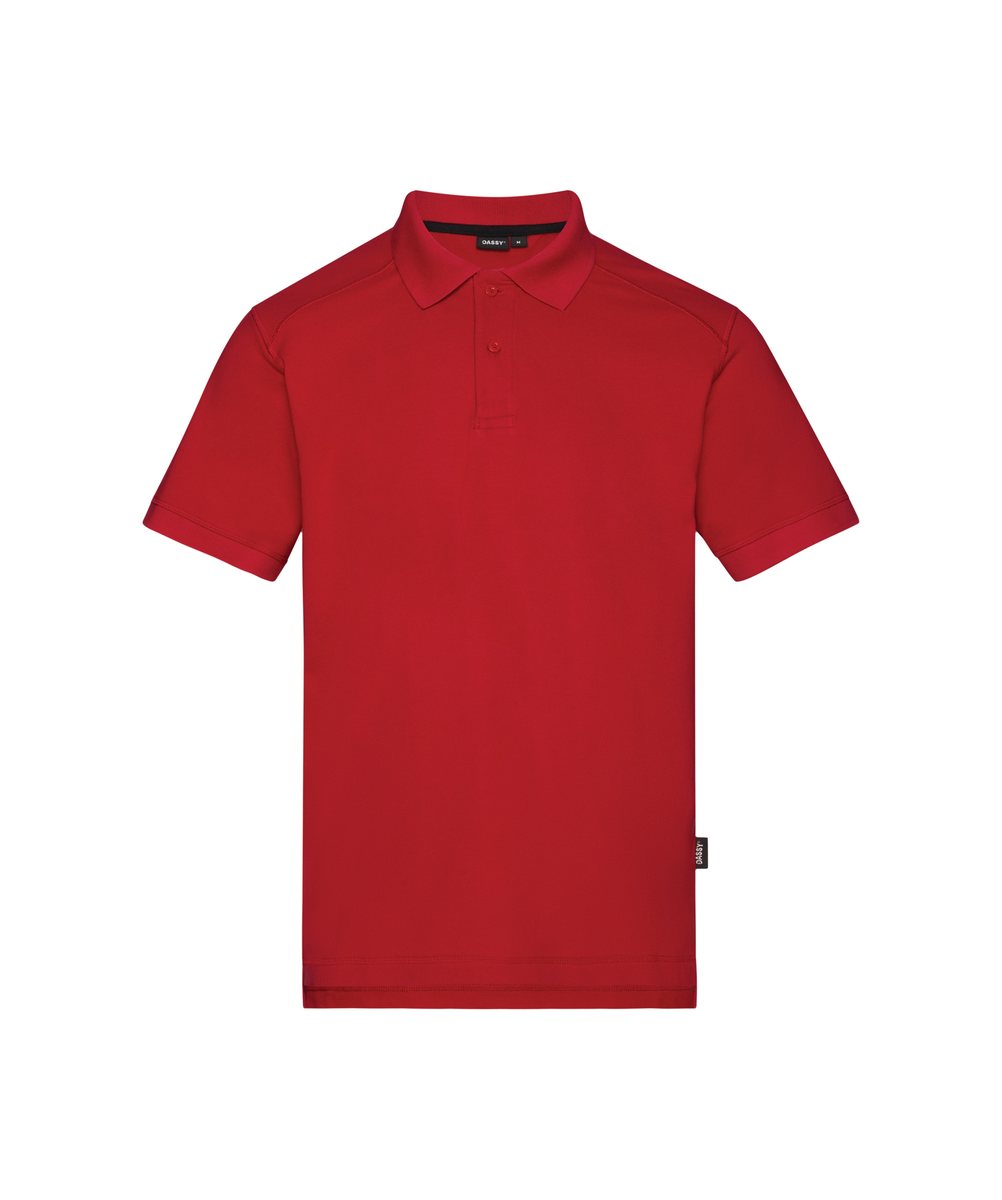 DASSY PRISTINE Poloshirt Rot – Vorderansicht