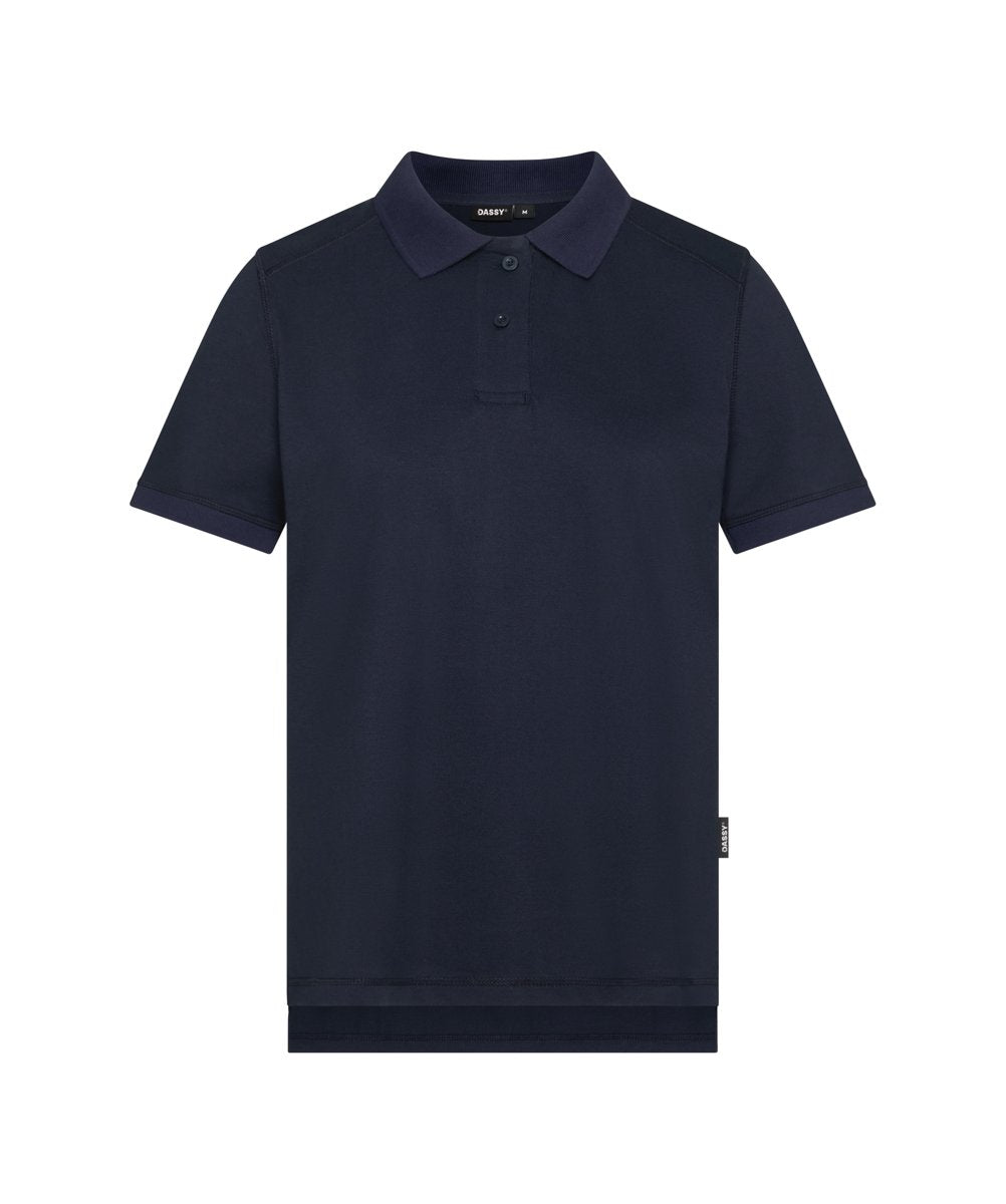 DASSY PRISTINE WOMEN Poloshirt Nachtblau – Vorderansicht