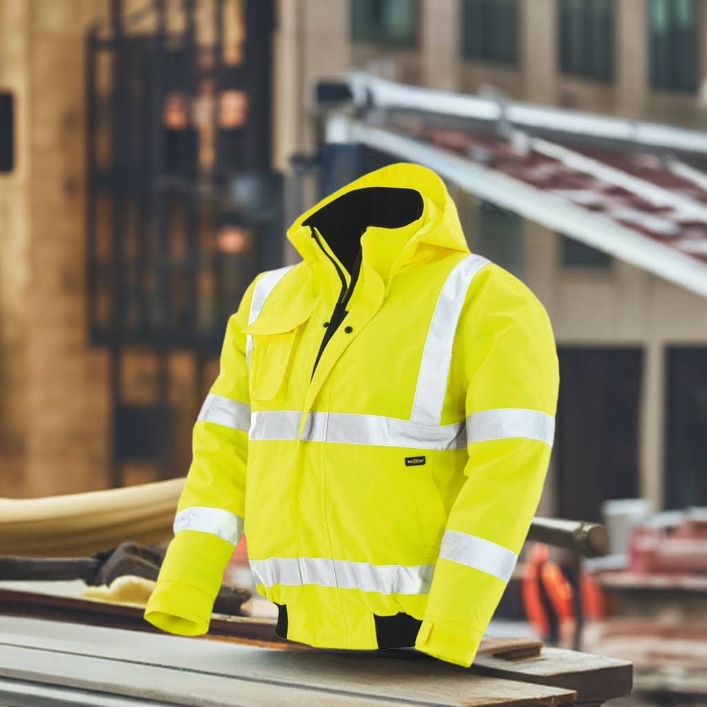teXXor® WHISTLER Warnschutz-Pilotenjacke – warm & sichtbar