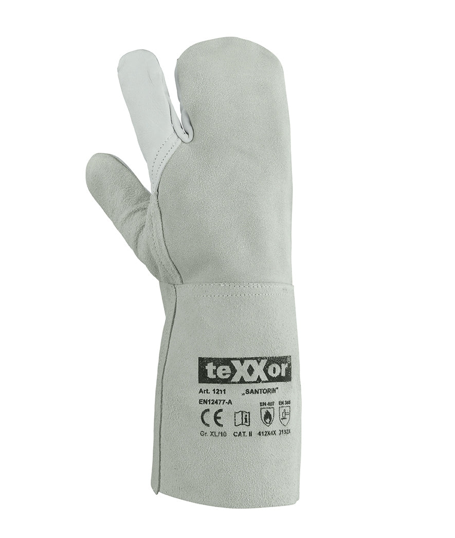 teXXor® 3-Finger-Schweißerhandschuhe SANTORIN-arbeitskleidung-gmbh