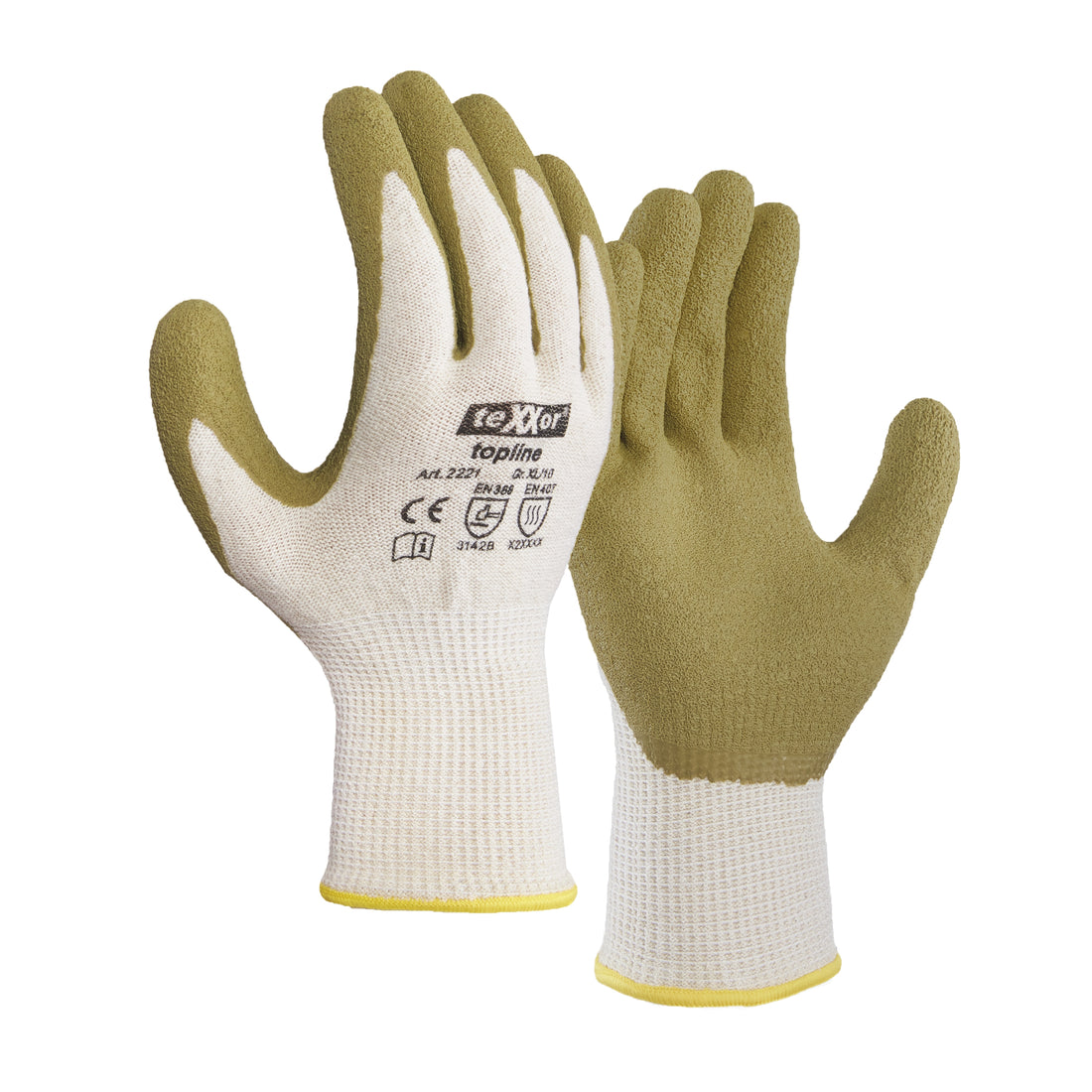 teXXor® topline Grobstrick-Handschuhe GREEN PROTECT-arbeitskleidung-gmbh