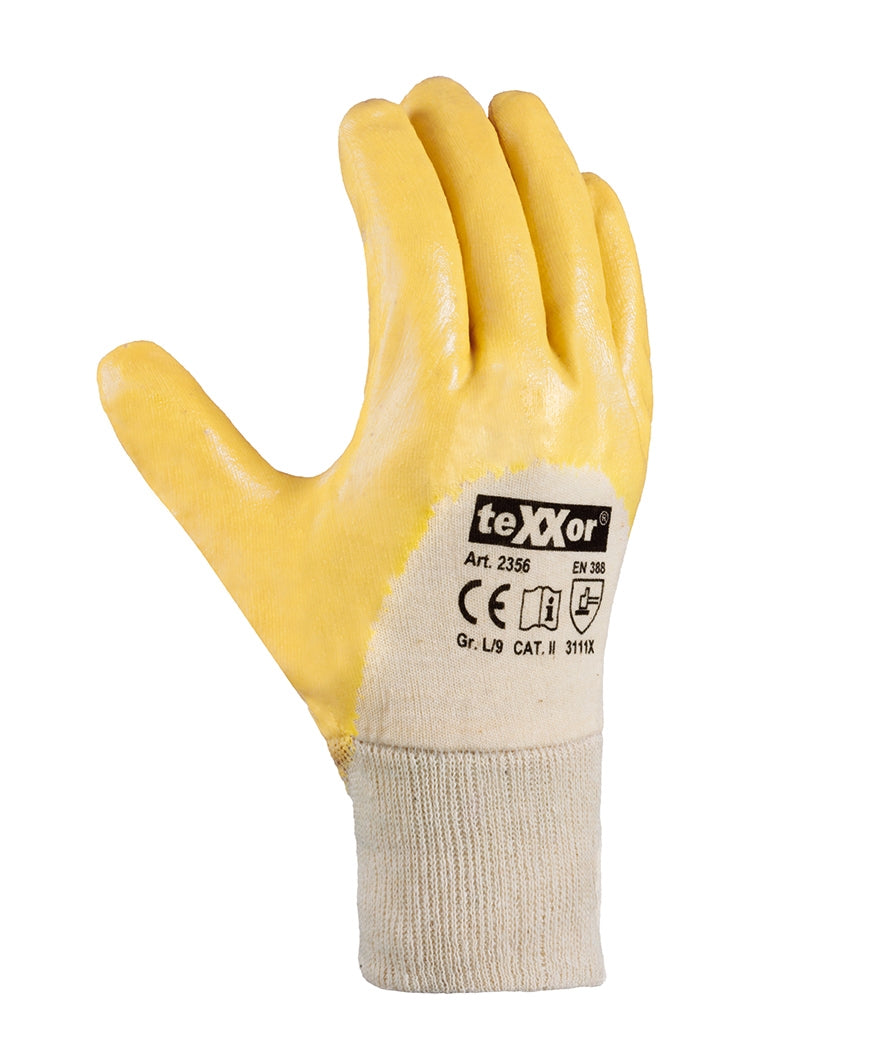 teXXor® Nitril-Handschuhe STRICKBUND-arbeitskleidung-gmbh