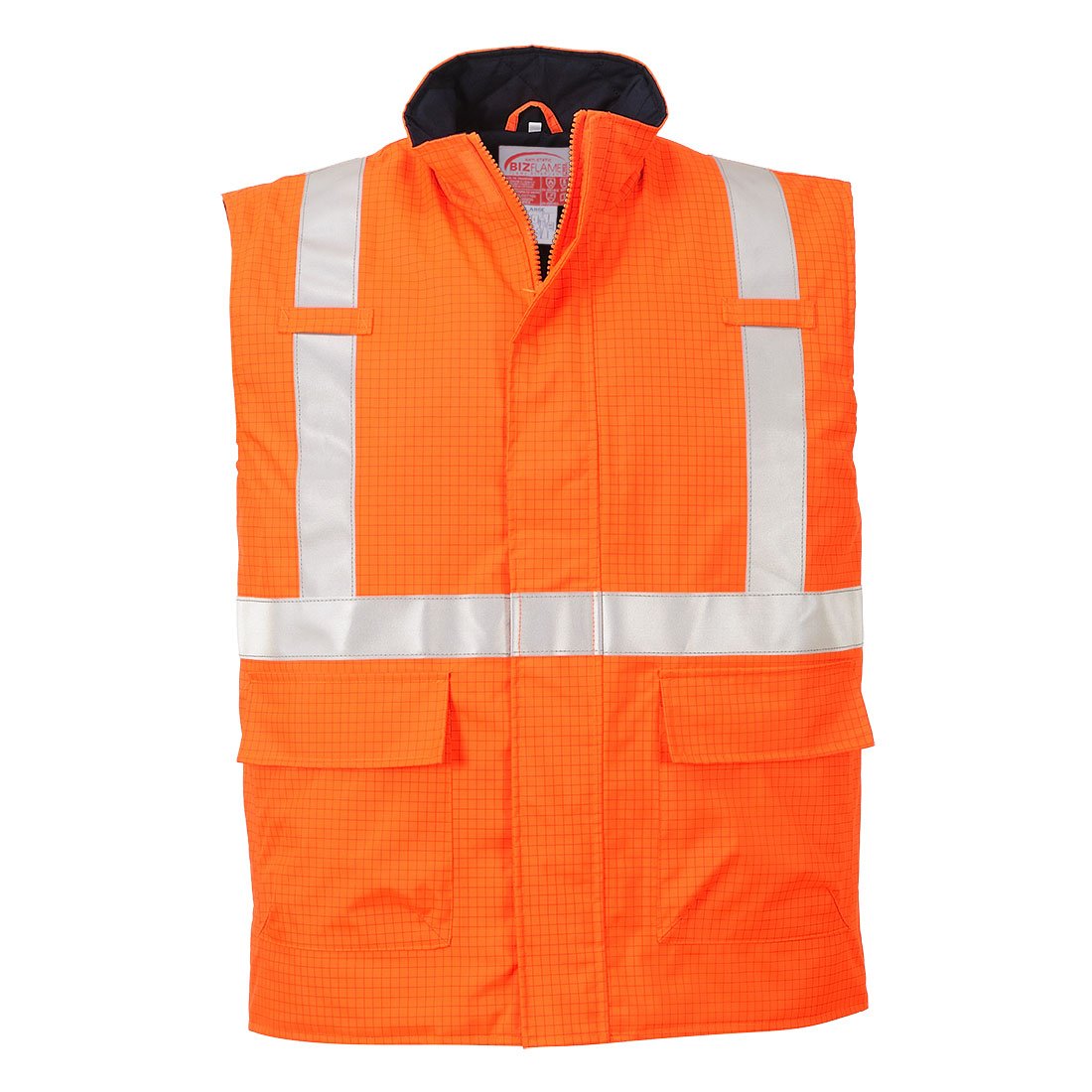 Bizflame Rain Hi-Vis Antistatic FR Bodywarmer - arbeitskleidung-gmbh